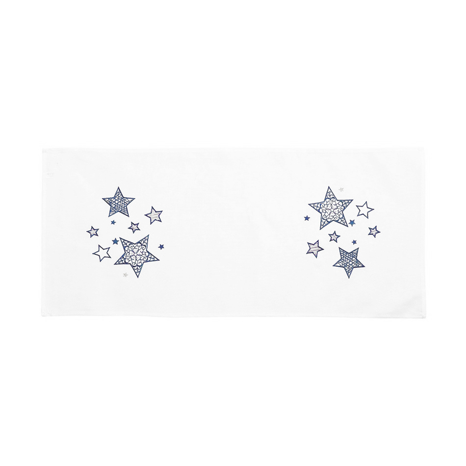 Blue stars karácsonyi asztali futó, 40 x 90 cm, 40 x 90 cm