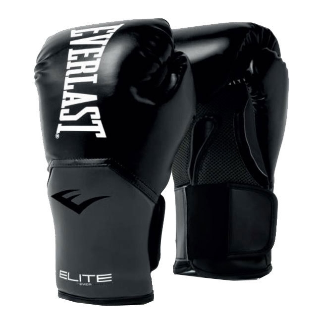 Boxkesztyű Everlast Elite Training Gloves v3  fekete  M(12oz)