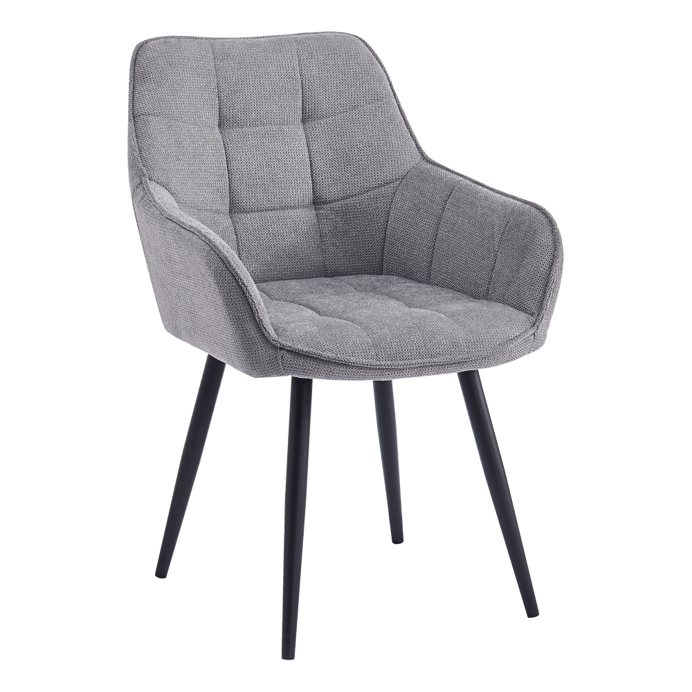 Design fotel, szürke/fekete, MARKEN