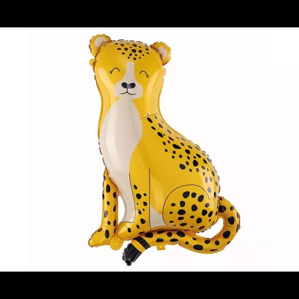Leopárd alakú fólia lufi - 49 x 72 cm