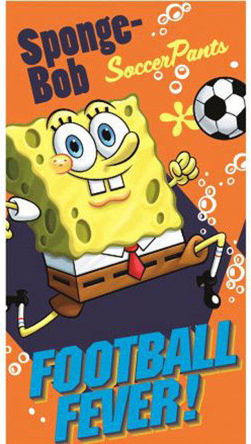 SpongeBob, SpongyaBob Kéztörlő, arctörlő törölköző 35x65cm