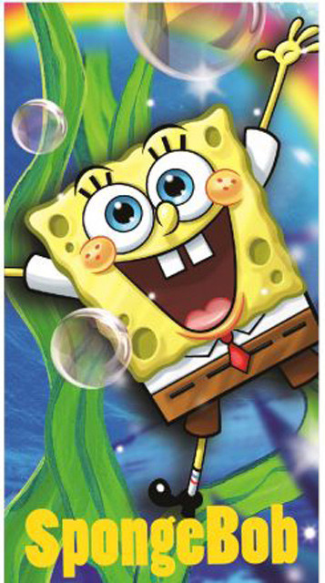 SpongeBob, SpongyaBob Kéztörlő, arctörlő törölköző 35x65cm