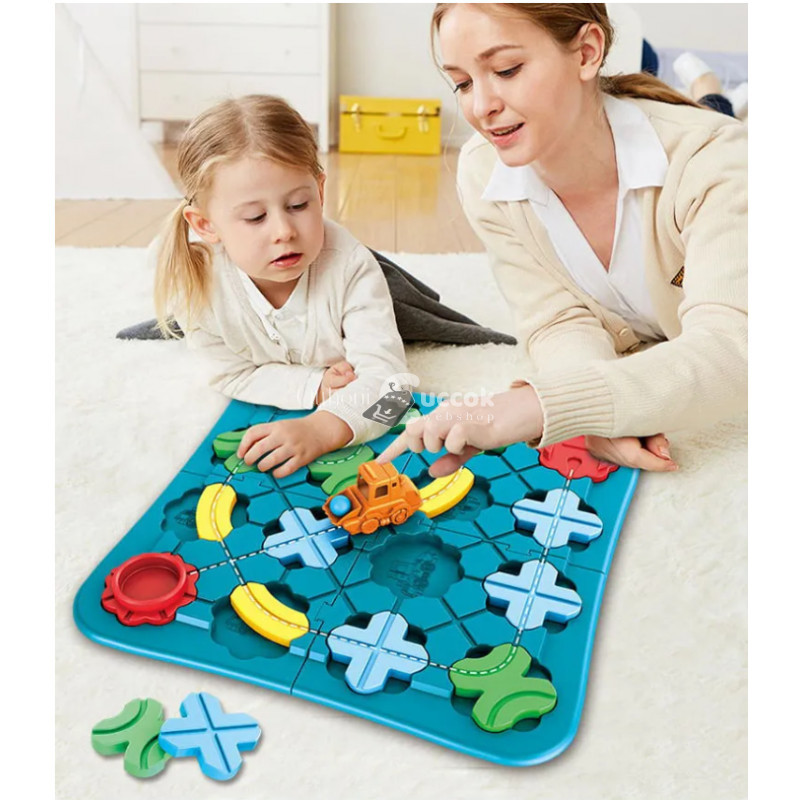 Montessori logikai útépítő játék