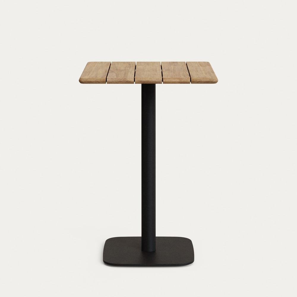 Bárasztal akácfa asztallappal 70x70 cm Saura – Kave Home