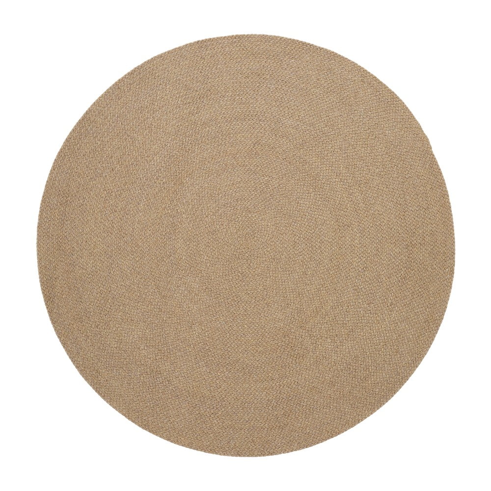Bézs kerek kültéri szőnyeg újrahasznosított szálakból ø 200 cm Despas – Kave Home
