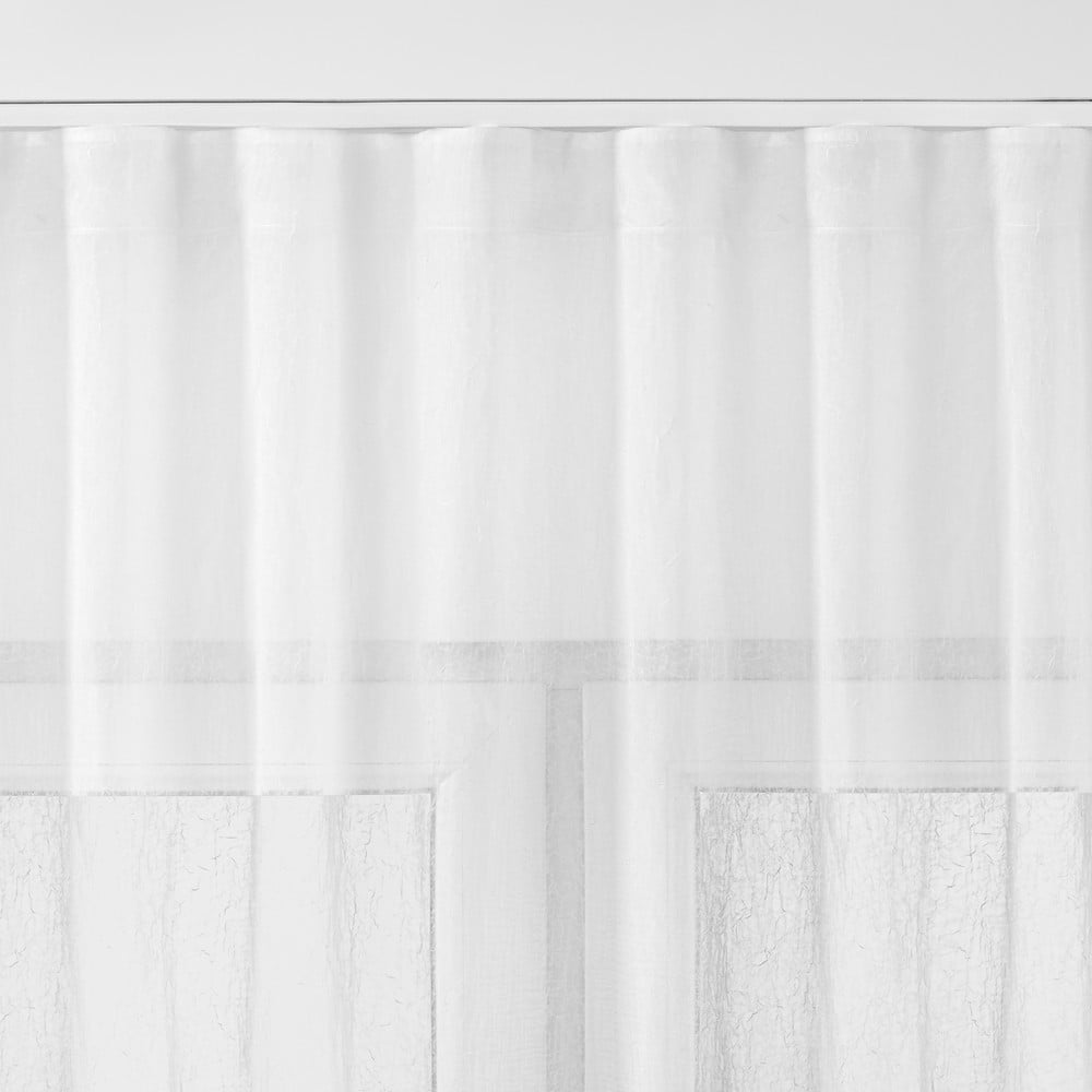 Fehér átlátszó függöny 280x300 cm Kresz – Homede