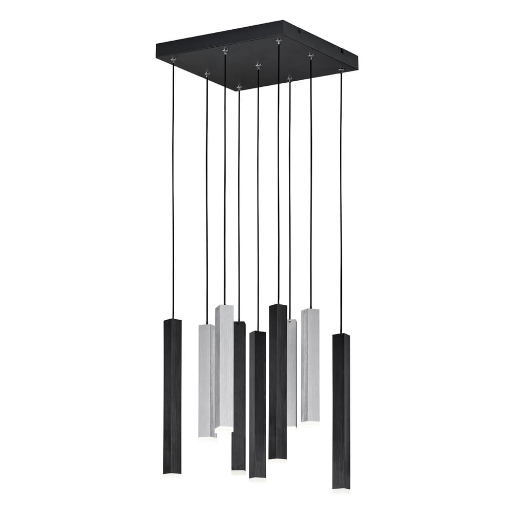 Fekete LED függőlámpa fém búrával Civeto – CINQUE