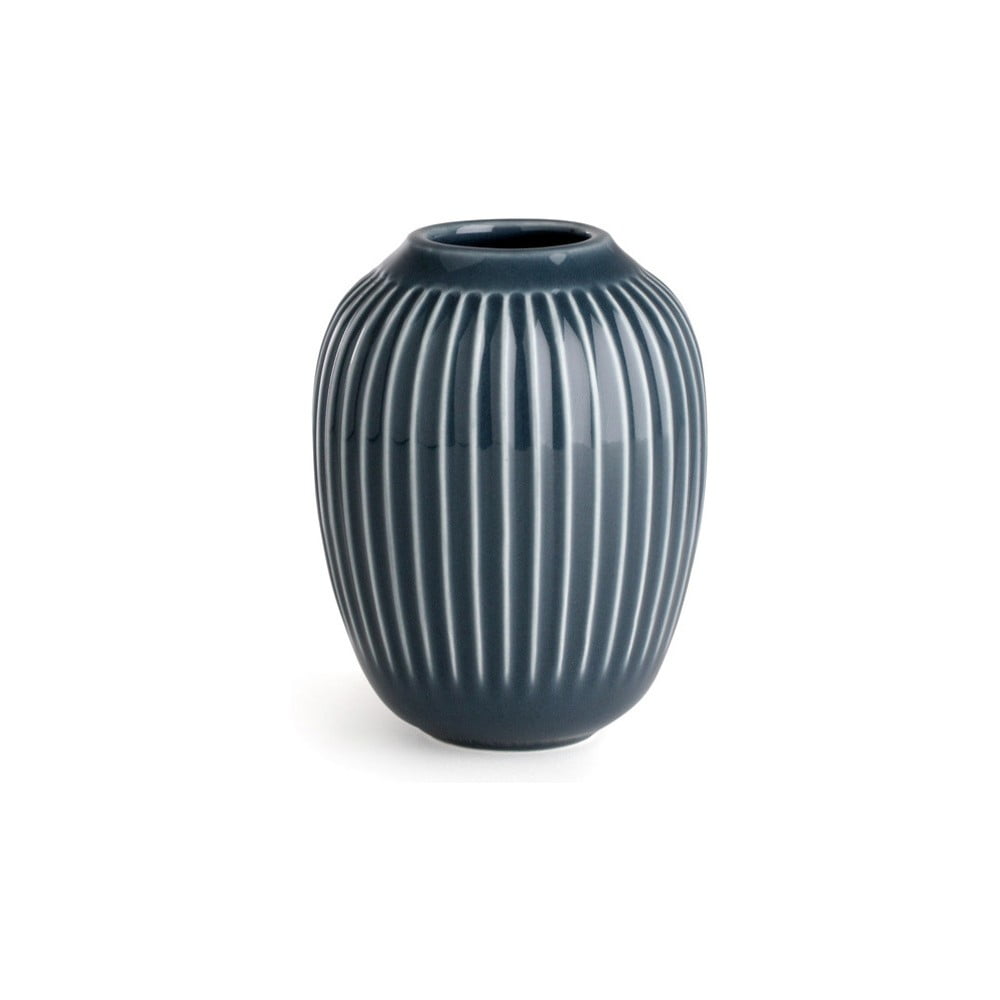 Hammershoi antracitszürke agyagkerámia váza, ⌀ 8,5 cm - Kähler Design