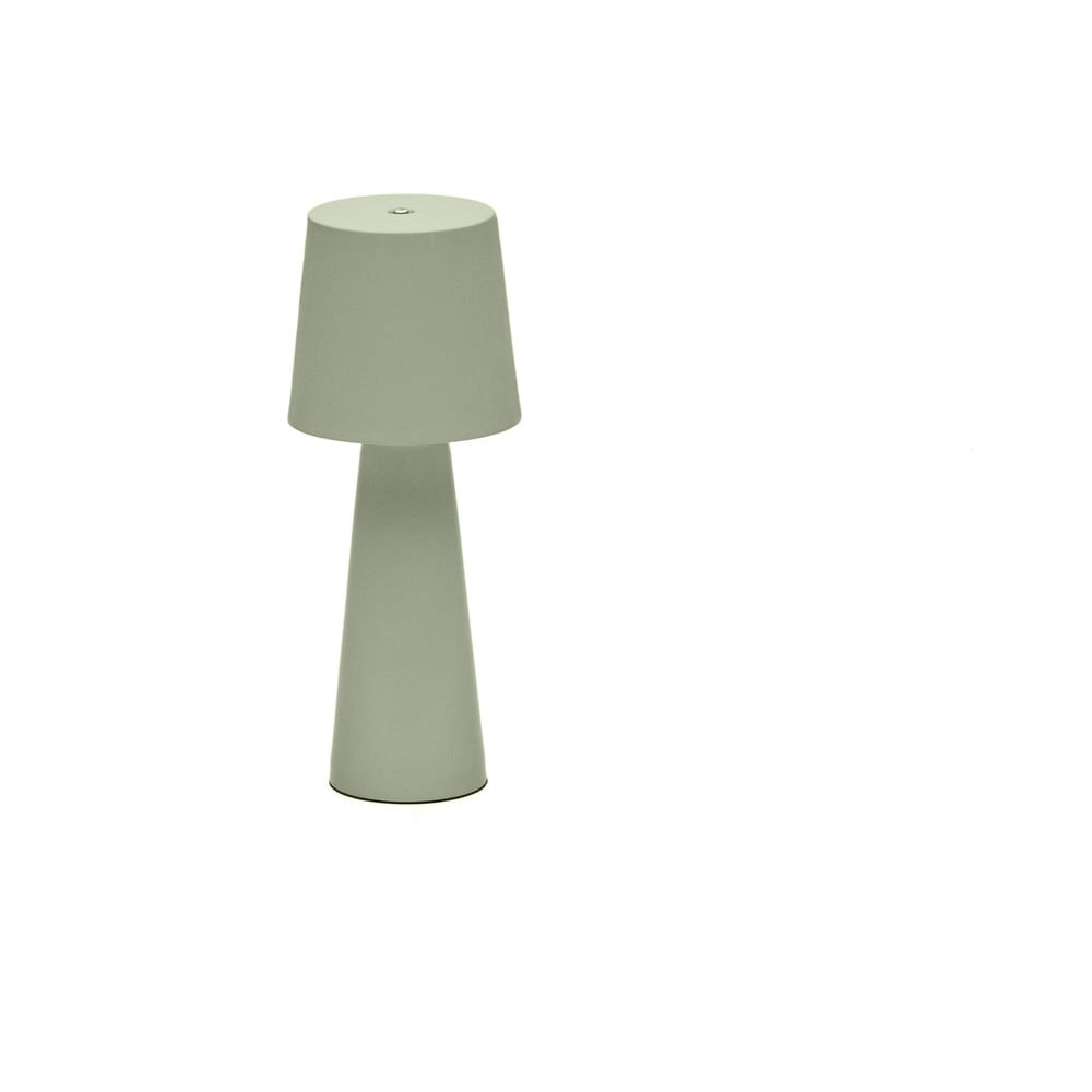 Mentazöld LED dimmelhető asztali lámpa fém búrával (magasság 25 cm) Arenys – Kave Home