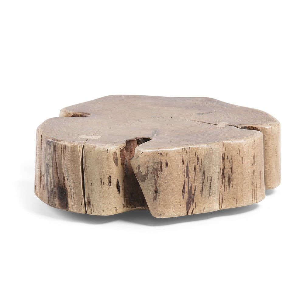 Natúr színű akácfa kerek dohányzóasztal 60x65 cm Essi – Kave Home
