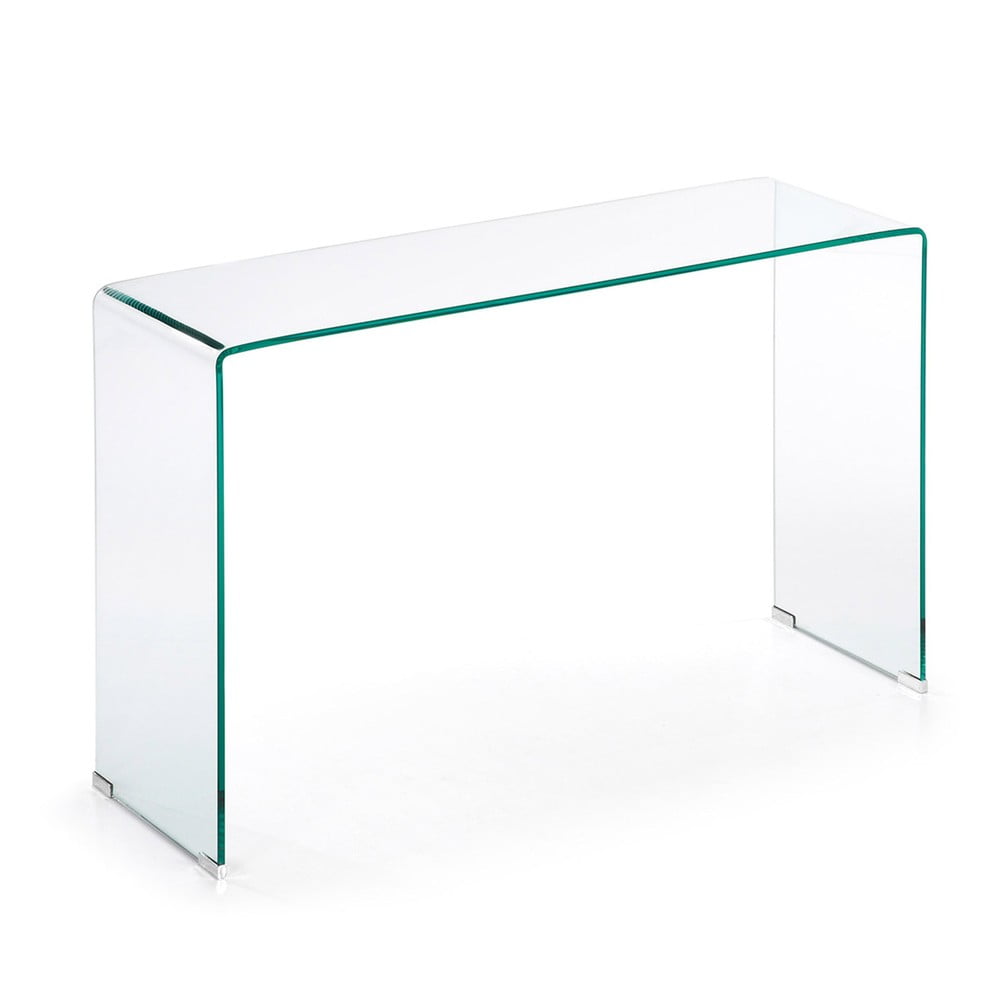 Üveg konzolasztal 40x125 cm Burano – Kave Home