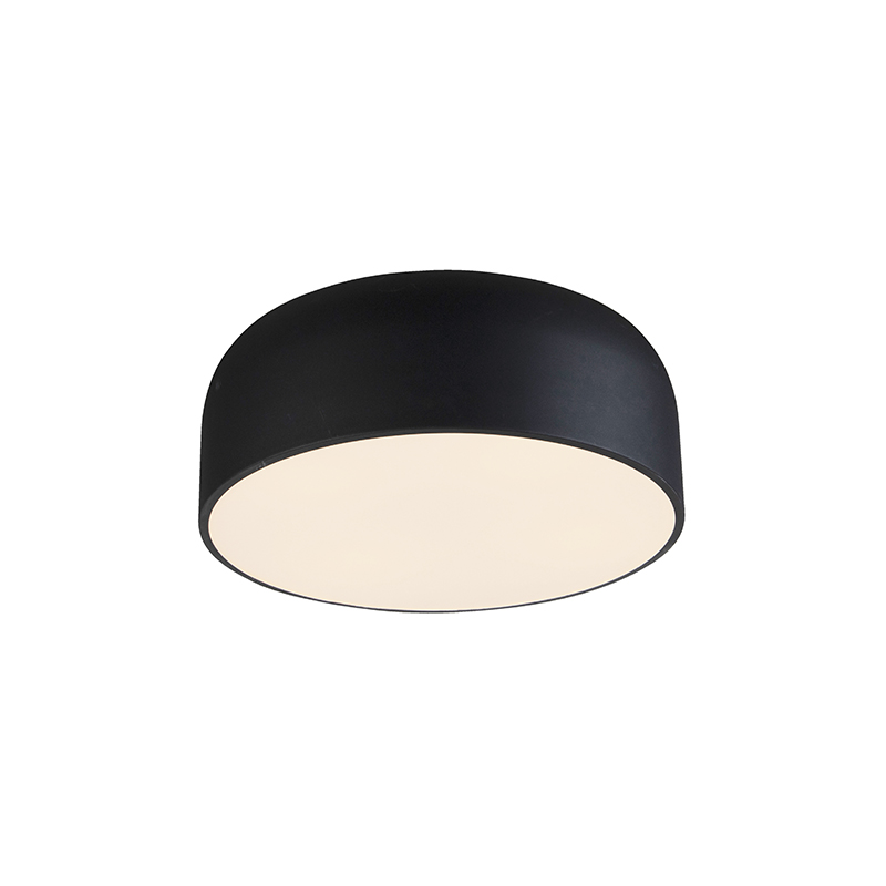 Design mennyezeti lámpa fekete tompítható - Balon