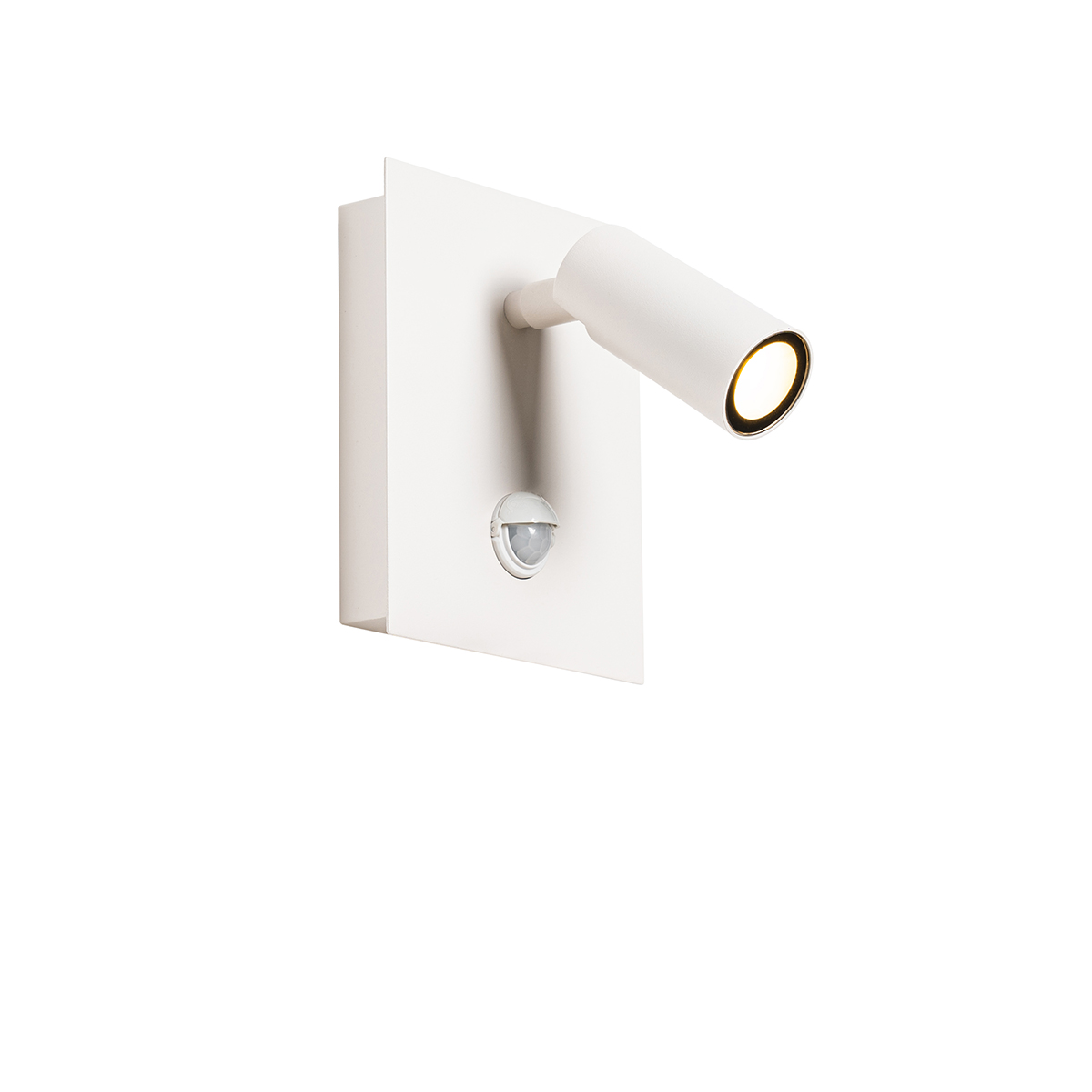 Kültéri fali lámpa fehér, LED IP54 mozgásérzékelővel - Simon