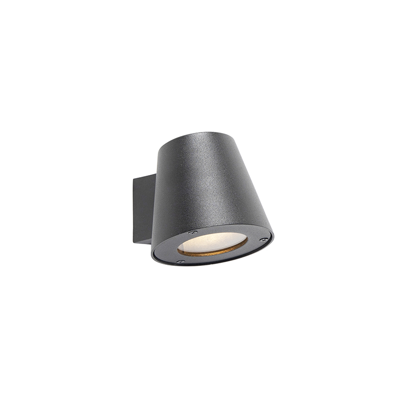 Modern kültéri fali lámpa fekete IP44 - Skittle