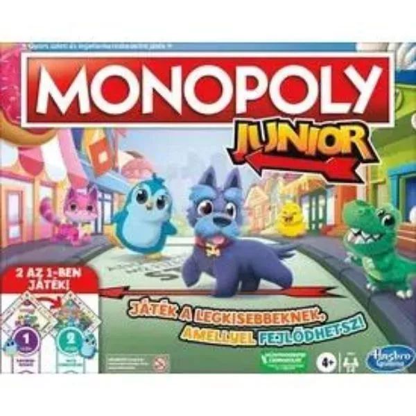 Monopoly Junior: 2 az 1-ben társasjáték