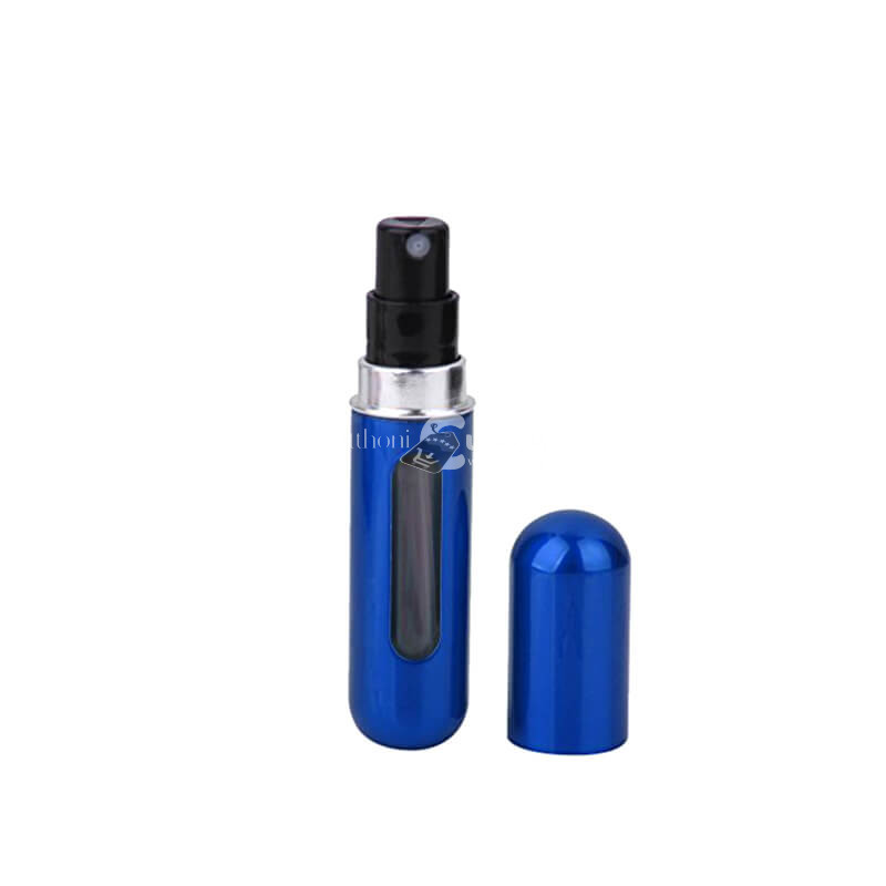 (5 szín) Utántölthető parfümszóró - kék