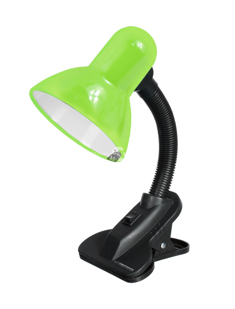 Asztali lámpa csiptetővel Esperanza - - Zöld