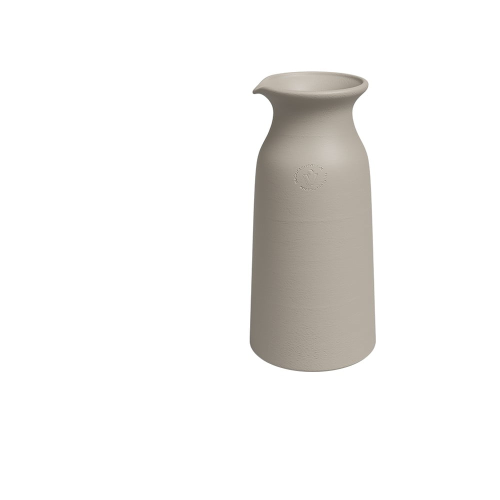 Bézs kerámia kézzel készített váza (magasság 30 cm) Bia – Artevasi