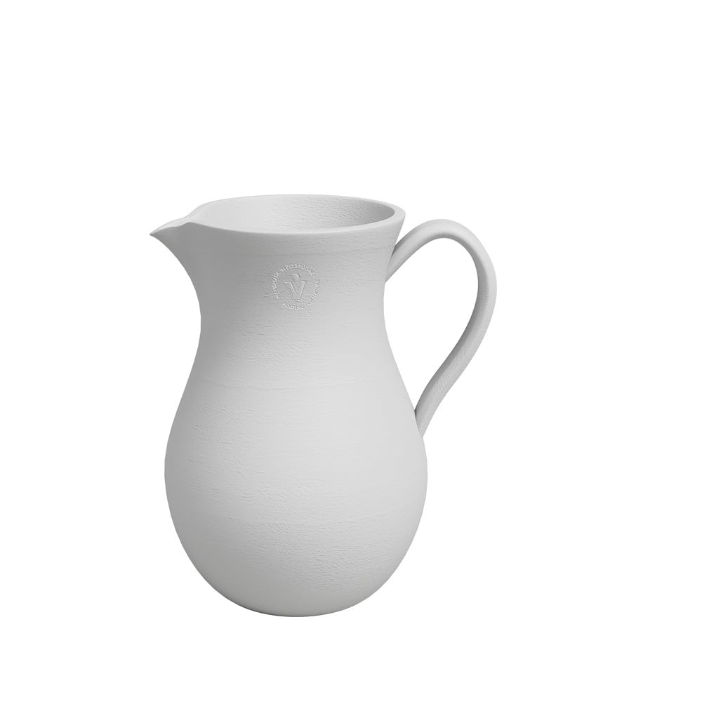 Fehér kerámia kézzel készített váza (magasság 30 cm) Harmonia – Artevasi
