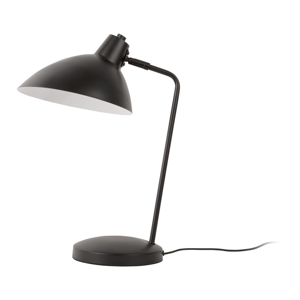 Fekete asztali lámpa fém búrával (magasság 49 cm) Casque – Leitmotiv