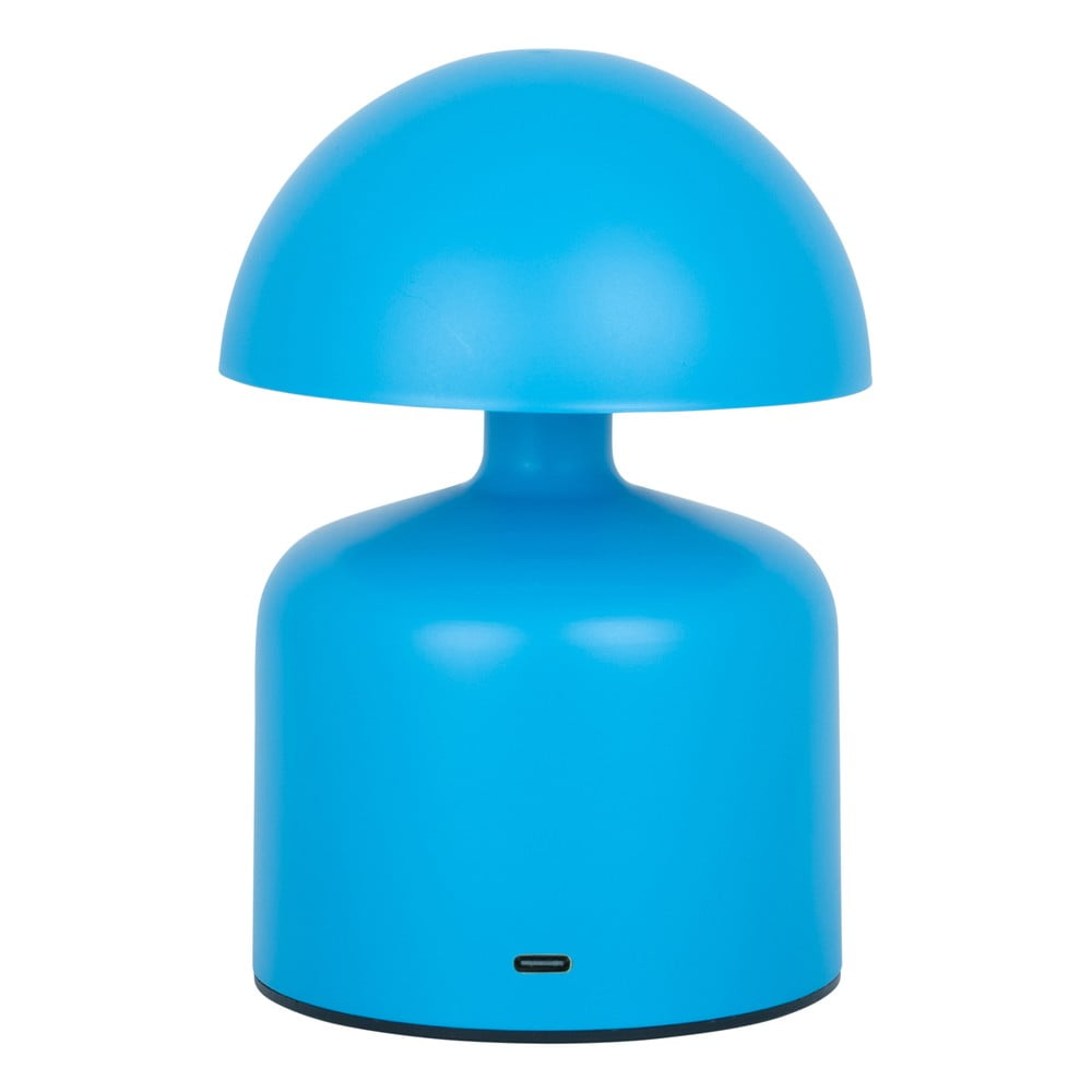Kék asztali lámpa fém búrával (magasság 15 cm) Impetu – Leitmotiv