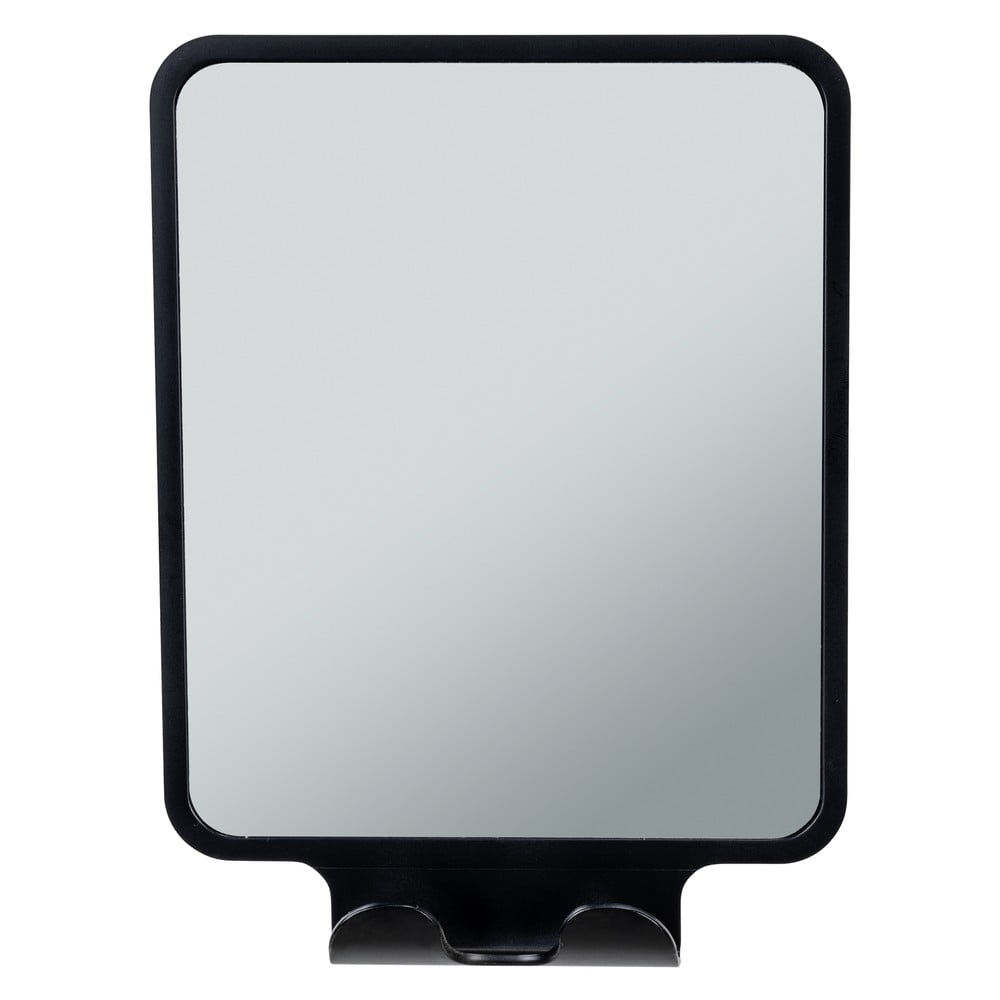Kozmetikai tükör fogassal 14x19.5 cm Quadro Black – Wenko