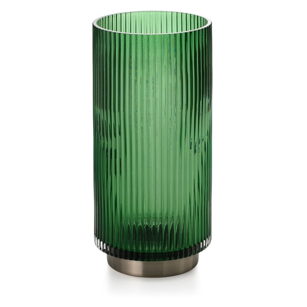 Zöld üveg váza (magasság 25,5 cm) Gallo – AmeliaHome