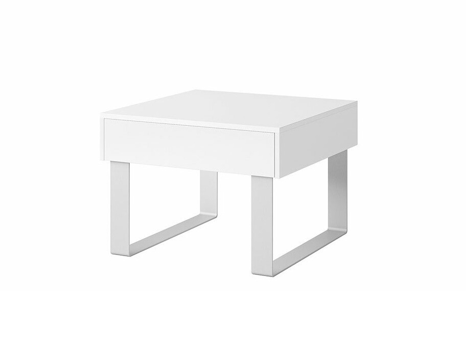 Kisasztal Providence B135 (Fehér + Fényes fehér)