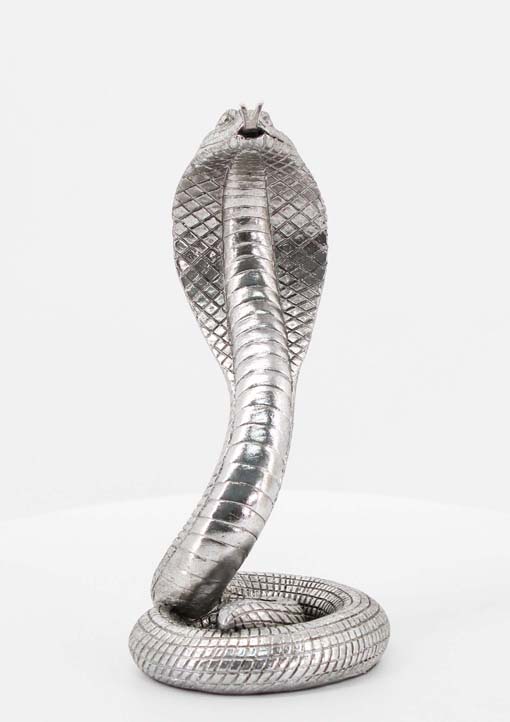 Ezüst kígyó - szobor
