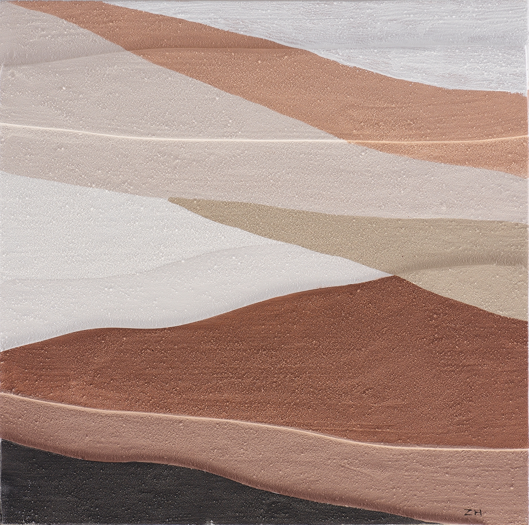 Sivatag – kézzel festett olajfestmény
