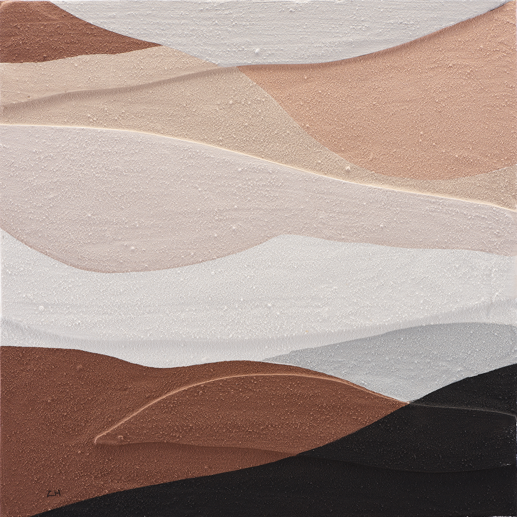 Sivatagi dűnék – kézzel festett olajfestmény