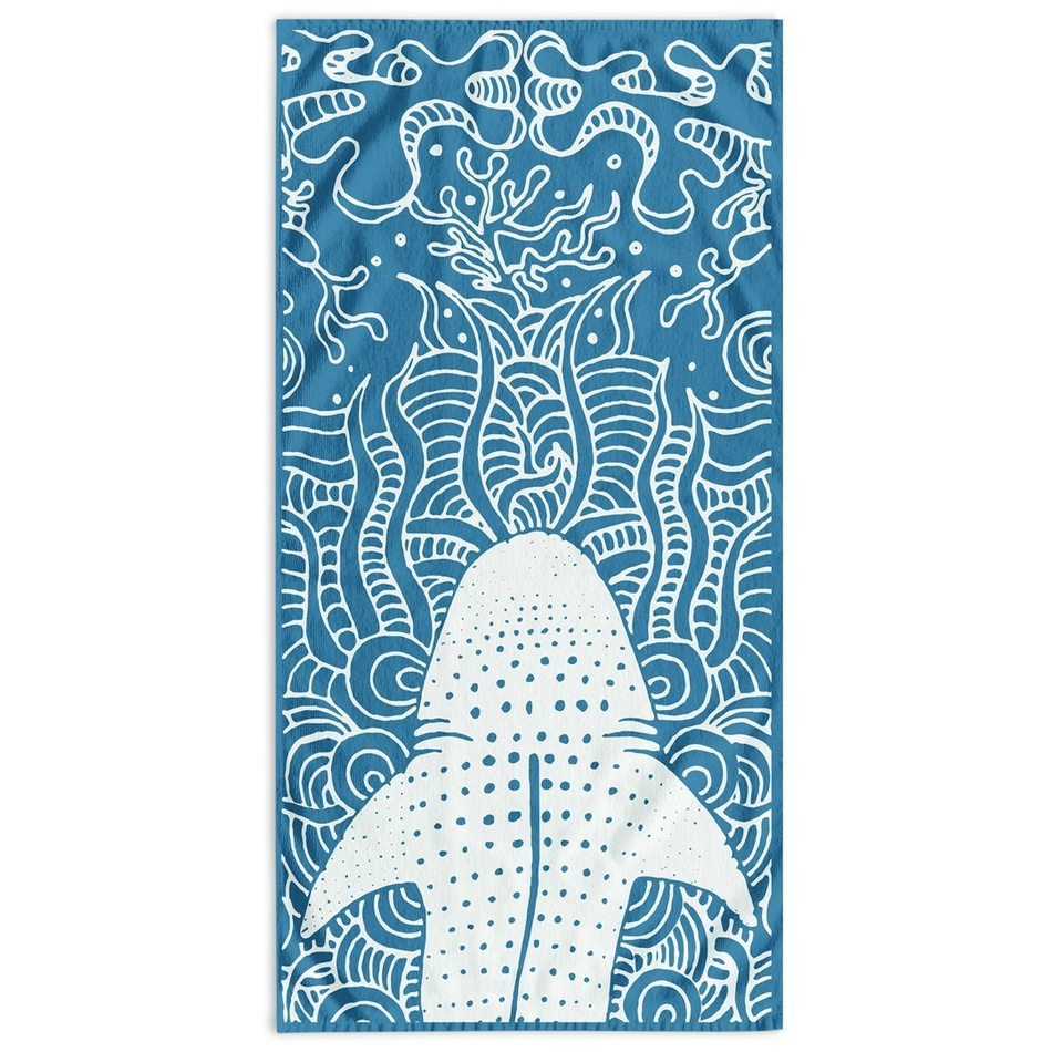 DecoKing Shark strandtörülköző  90 x 180 cm
