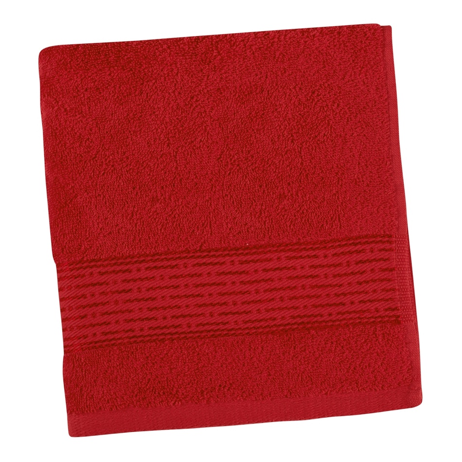 Kamilla Stripe törölköző, piros, 70 x 140 cm, 70 x 140 cm