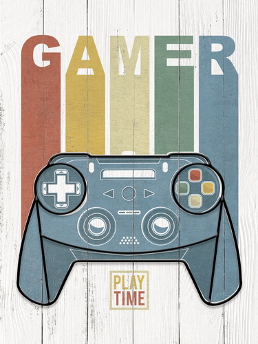 Gamer -vászonkép