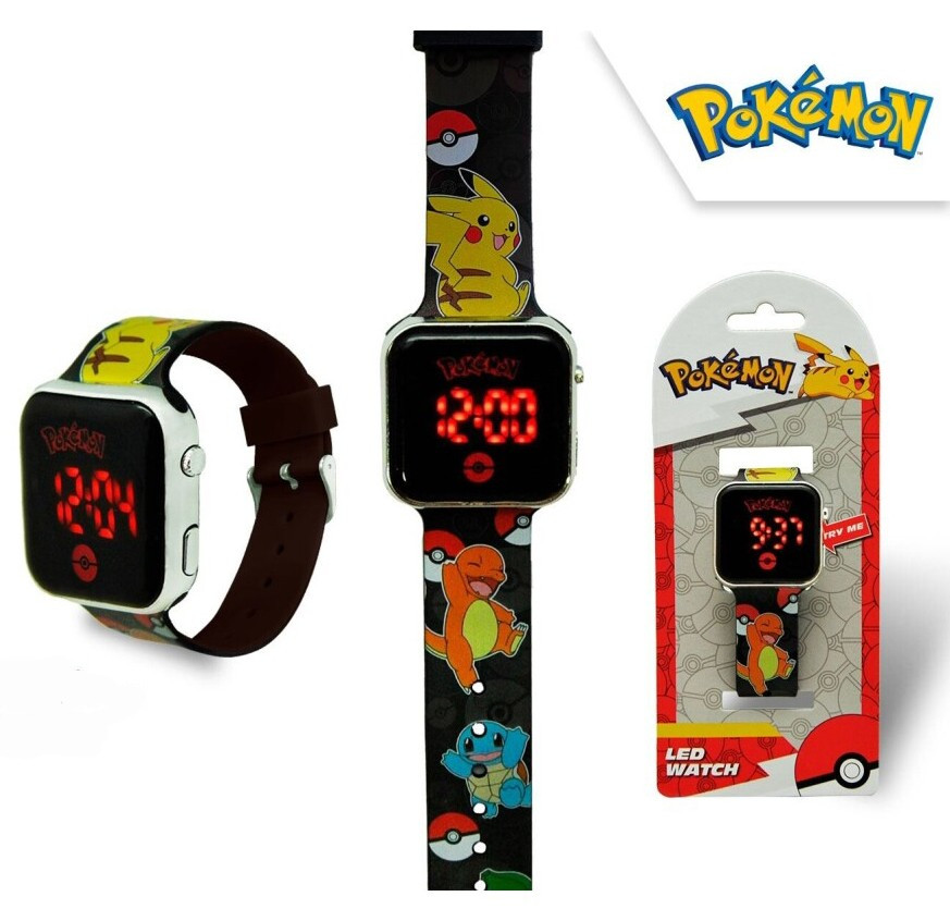 Pokémon Elements digitális LED karóra