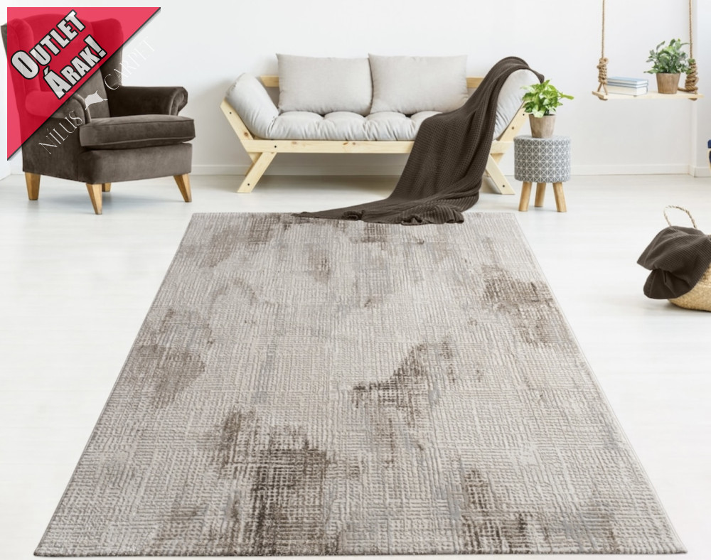 Skandinav Art fröcskölt mintás krém barna szőnyeg 200x280cm