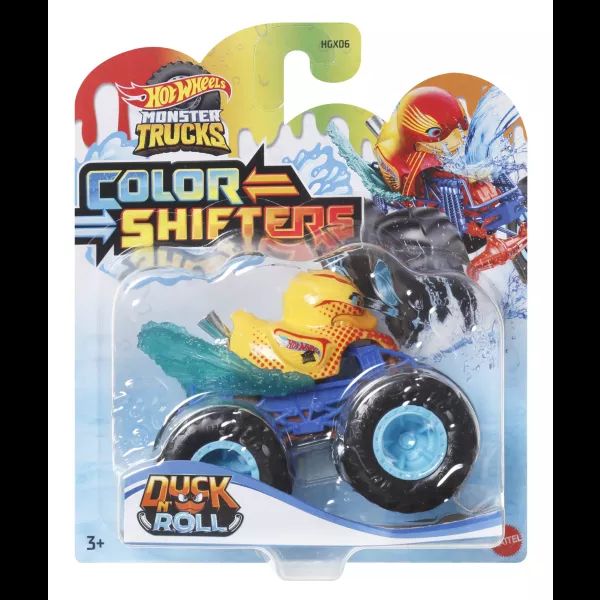 Hot Wheels: Monster Trucks színváltós autó - Duck N Roll