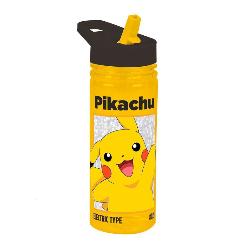 Pokémon Electric műanyag kulacs, sportpalack 600 ml
