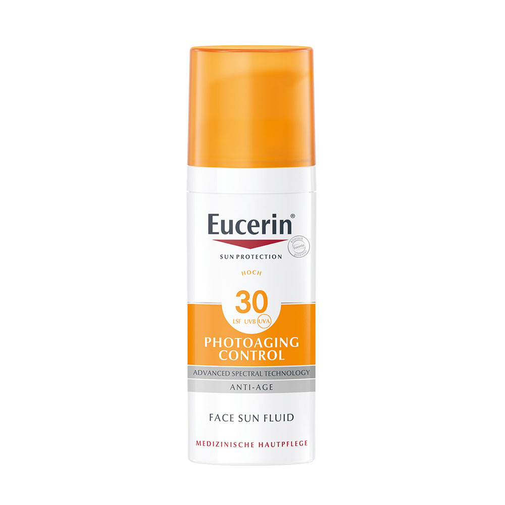 EUCERIN Sun Photoaging Control napozó fluid arcra FF30 (50ml)