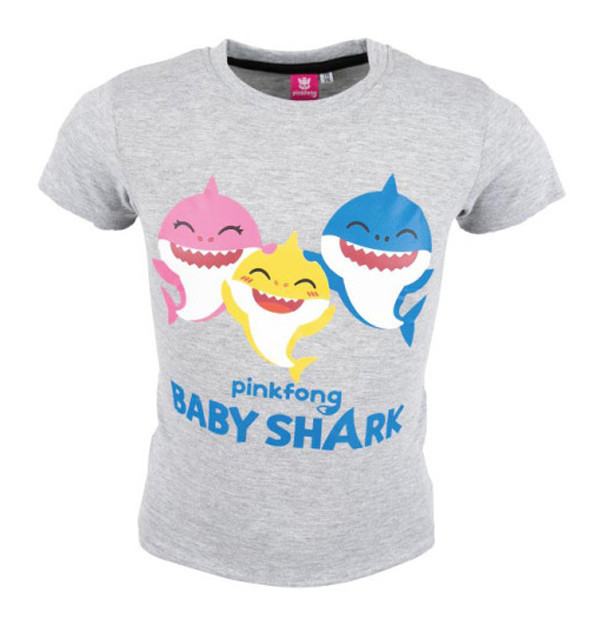 Baby Shark Doo gyerek rövid póló, felső 116 cm
