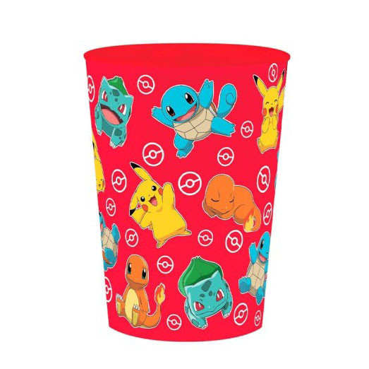 Pokémon Red műanyag pohár 250 ml