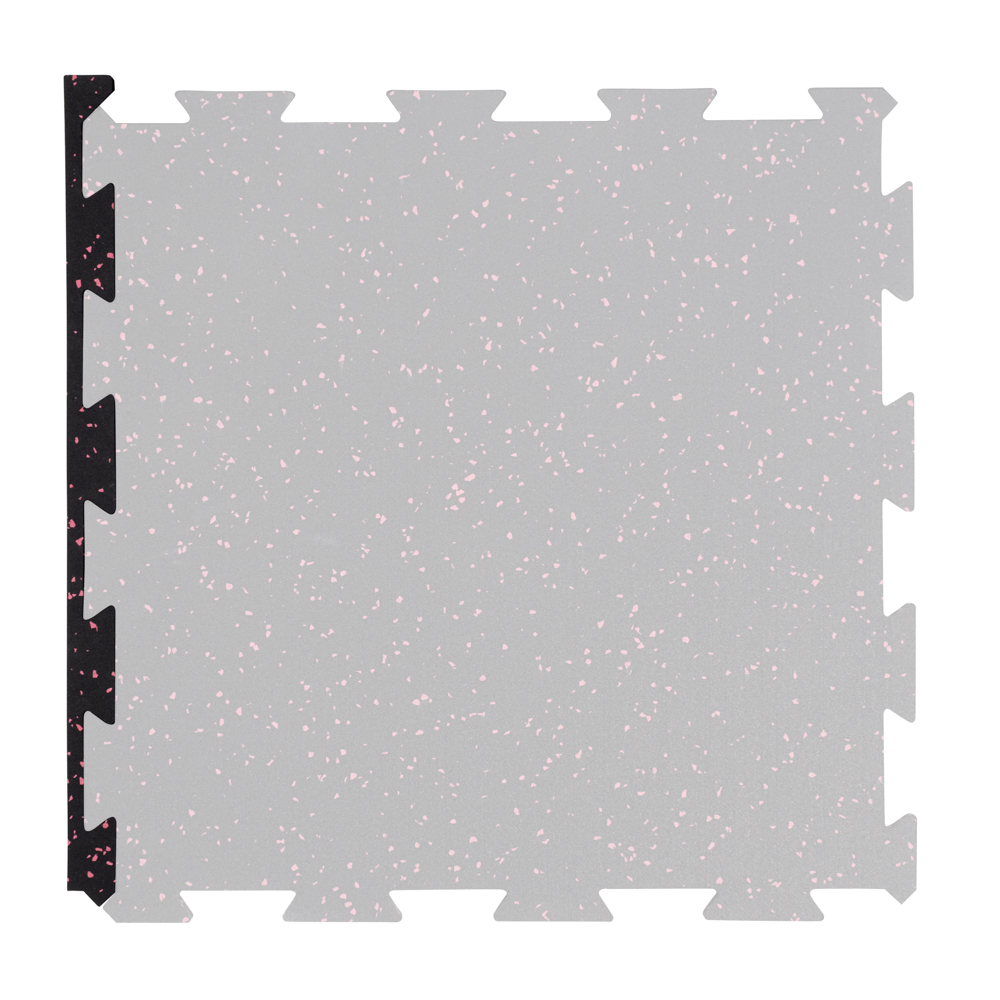 Puzzle fitness szőnyeg összekötő elem inSPORTline Puzeko 50x50x0,5 cm  fekete - A variáns