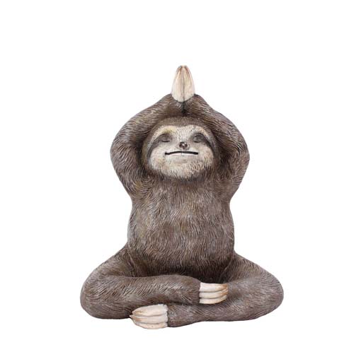 Meditáló lajhár - szobor