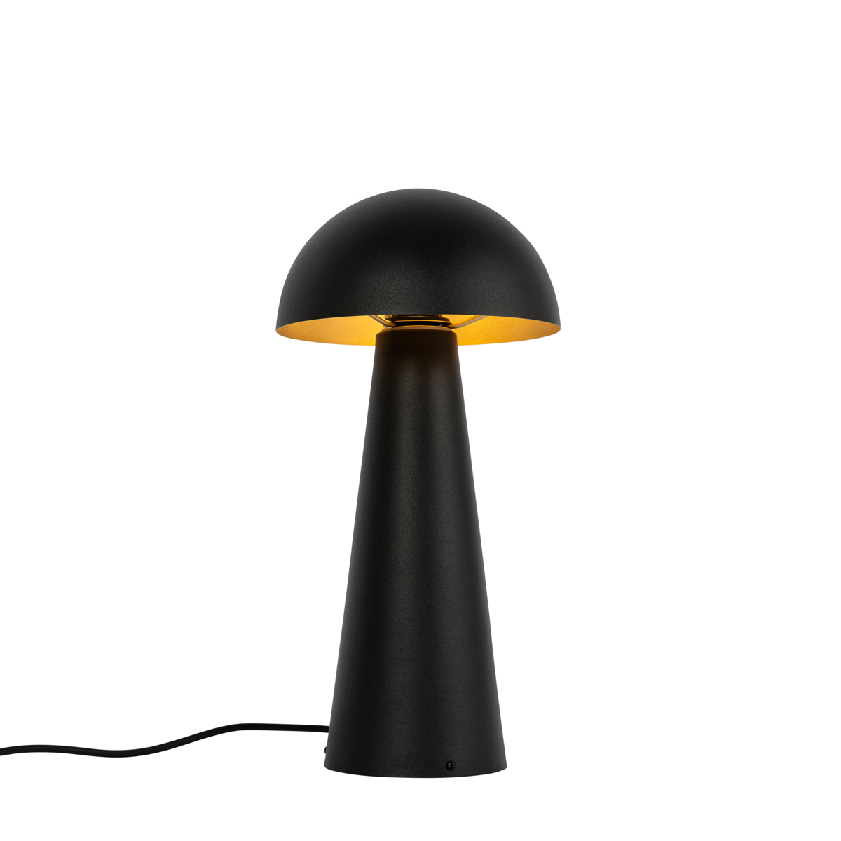 Kültéri állólámpa fekete 50 cm - Gomba