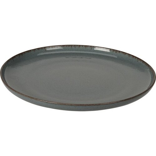 EH Porcelán tányér 27 cm átmérőjű, szürke