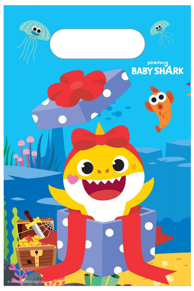 Baby Shark Music ajándéktasak 8 db-os