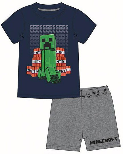 Minecraft gyerek rövid pizsama 9 év