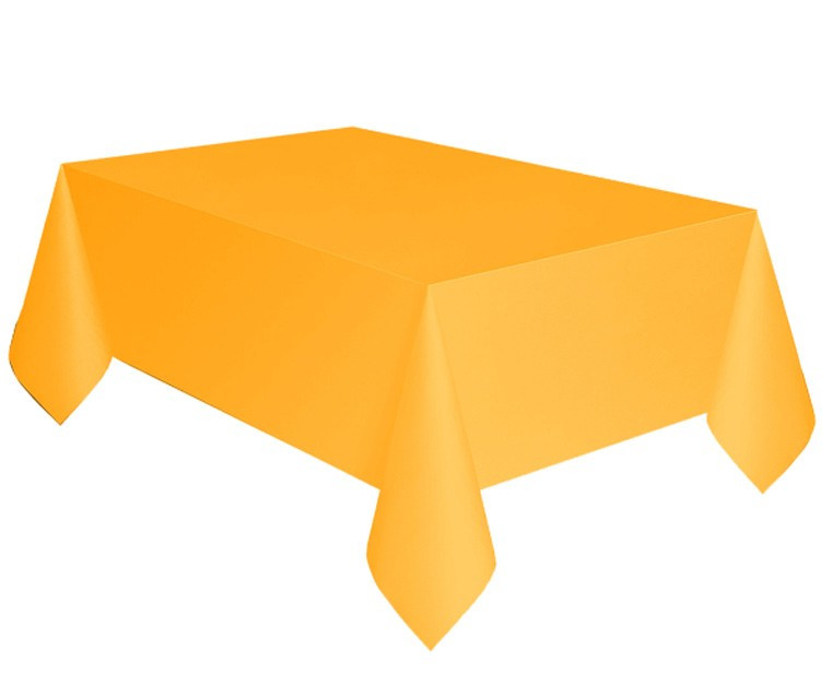 Sunshine Yellow, Sárga papír asztalterítő 137x274 cm