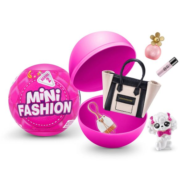 Mini Brands Fashion: Mini divatmárkák meglepetés csomag, 2. széria - 5 db-os