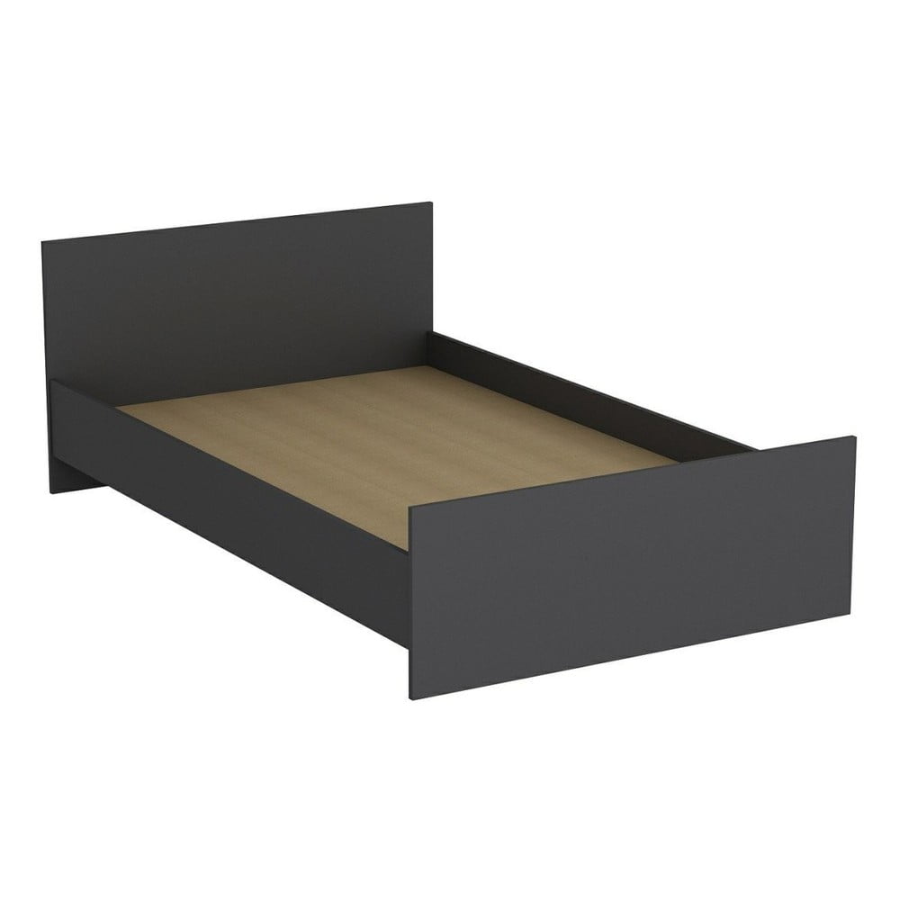 Antracitszürke egyszemélyes ágy 120x200 cm Kale – Kalune Design